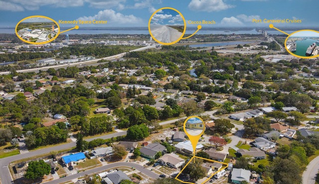 Beautiful Cocoa house close to beaches and Port