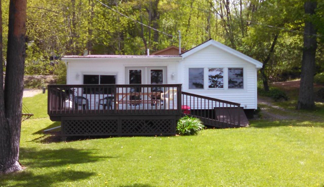 Beautiful cottage in front of the lake