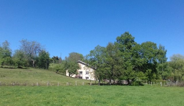 Beautiful cottage in the countryside in Ronchamp near the Corbusier architect