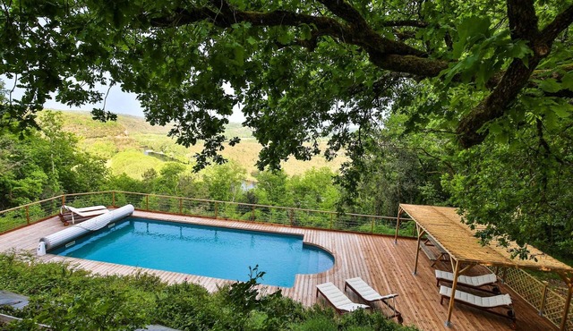 Beautiful countryside house with river views