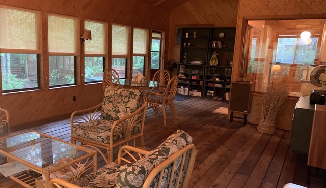 Beautiful cozy log cabin