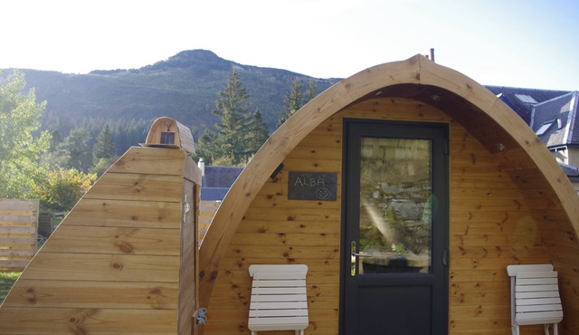Beautiful en suite self catering pod in Loch Lomond and Trossachs National Park