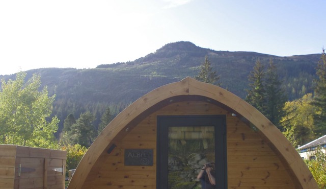 Beautiful en suite self catering pod in Loch Lomond and Trossachs National Park