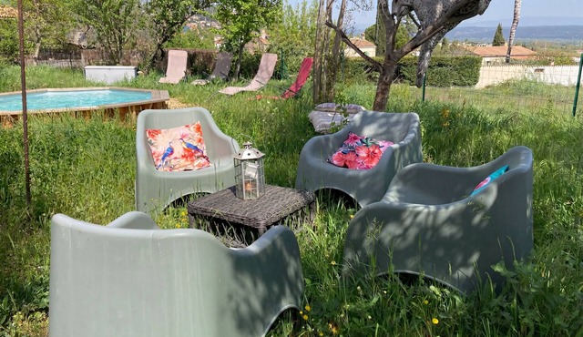 Beautiful escape, garden, small swimming pool, calm and breathtaking view