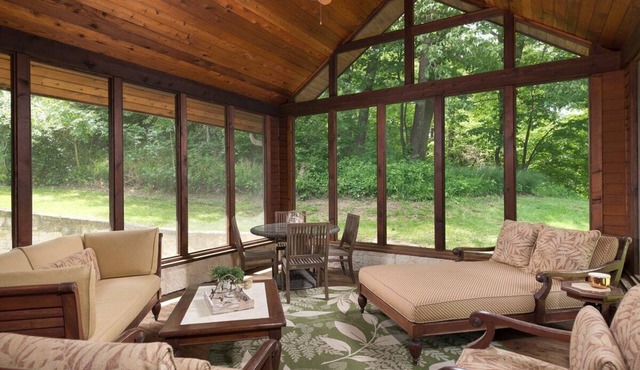 Beautiful estate in the bluffs with breath taking views and a private air strip!