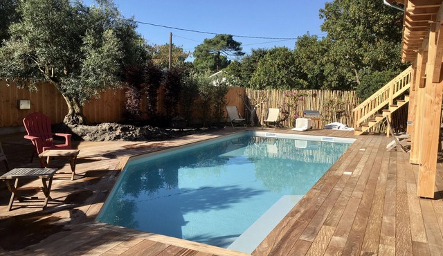 Beautiful family home 100 m from the bassin d'arcachon (Andernos) 12 people