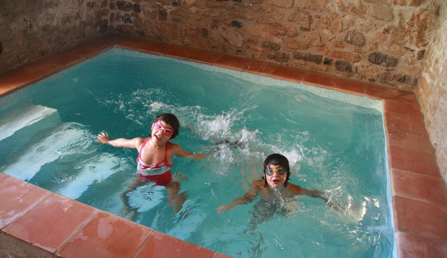 beautiful farmhouse with summer pool in stonehouse of the 18th century with pool