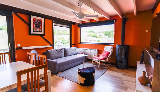 Beautiful flat with large garden