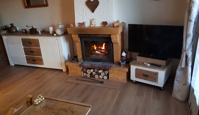 Beautiful studio renovated 30 m2 with fireplace