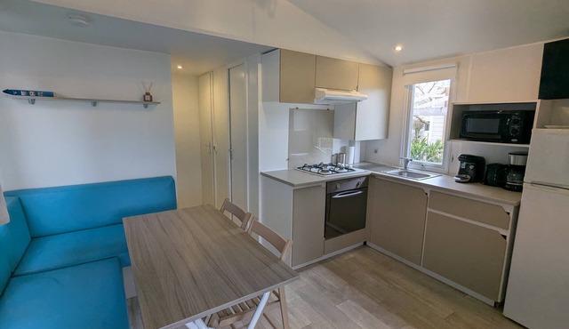 Beautiful 3-bedroom mobil home - near the beach