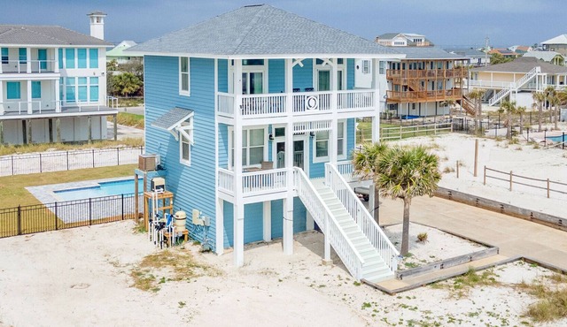 Beautiful Gulf View Home with Private Pool and Hot Tub!