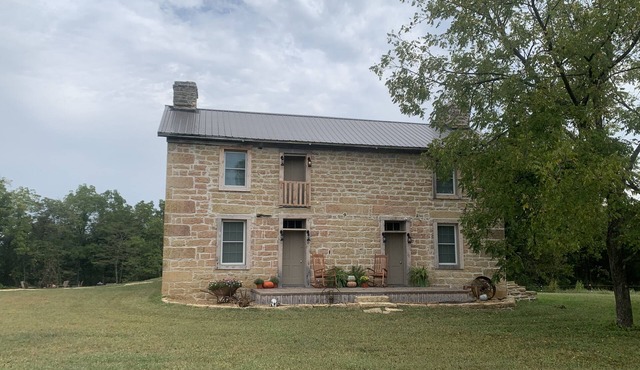 Beautiful historical two story stone farmhouse