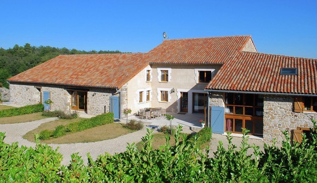 Beautiful holiday home in Roussines with swimming pool