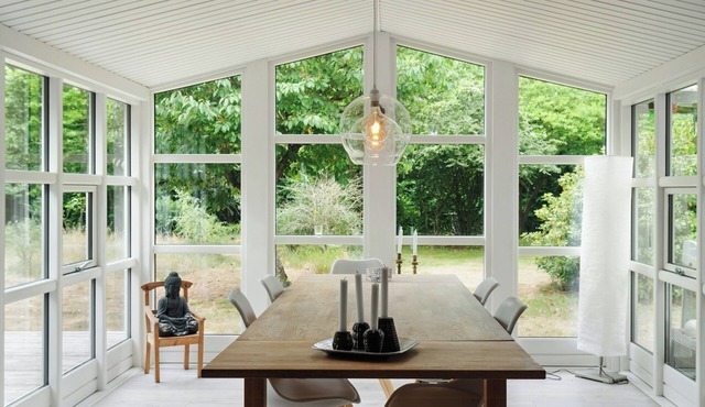 Beautiful home in Asserbo's wooded area