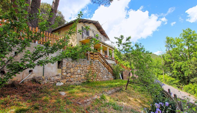 Beautiful home in Thoiras Corbès with house a panoramic view