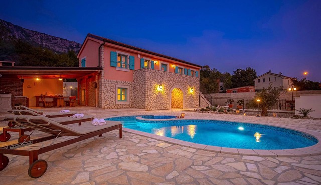 Beautiful home in Grizane with sauna