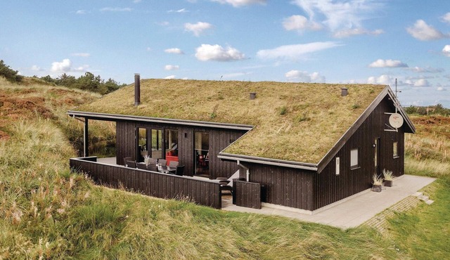 Beautiful home in Henne with sauna