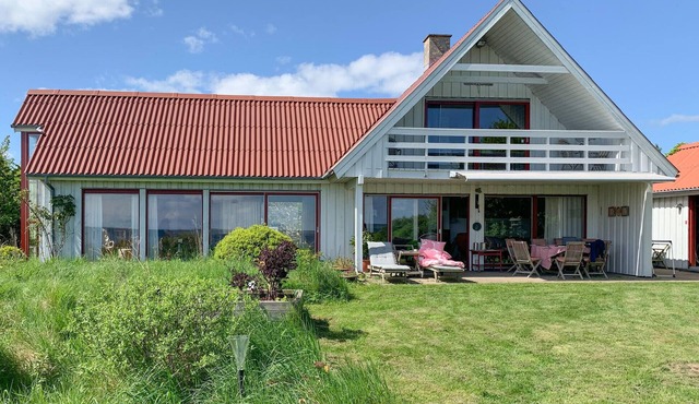 Beautiful home in Knebel with sauna