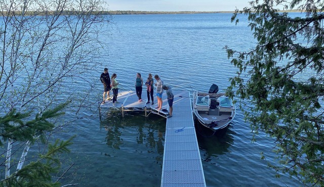 Beautiful home on Kabekona Lake near Walker, MN! Features 2 master suites!