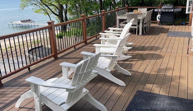 Beautiful home on the shores of East Grand Traverse Bay, Michigan.