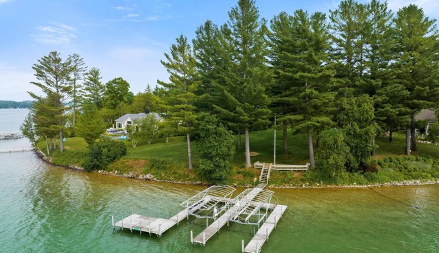 Beautiful Home on Walloon Lake - Private Frontage and Expansive Yard!