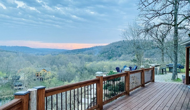 Beautiful home overlooking the river. Rivers, lake, hiking, off-roading nearby.
