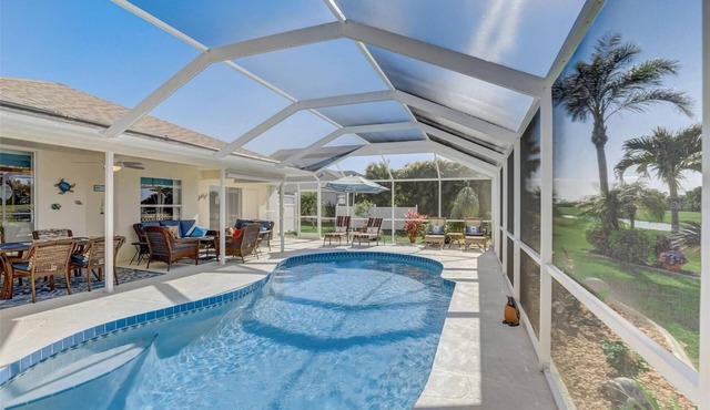 Beautiful home with great water and golf views!