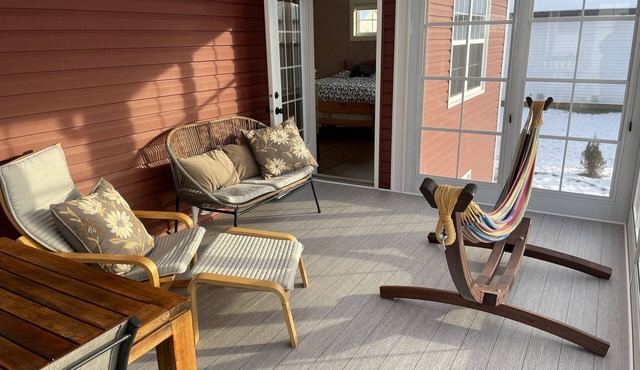 Beautiful home with enclosed sunroom