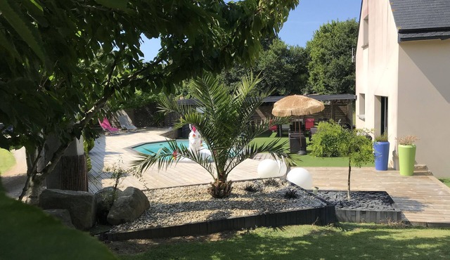 Beautiful home with heated pool