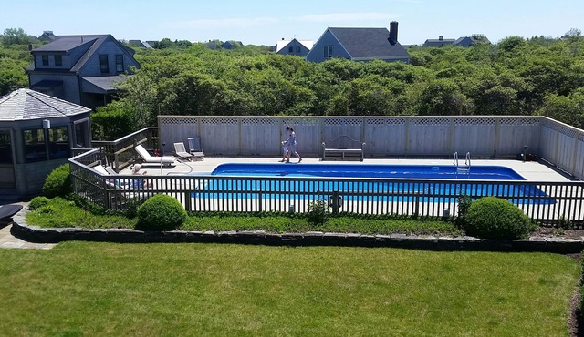 Beautiful home with private heated pool, basketball and large outdoor space.