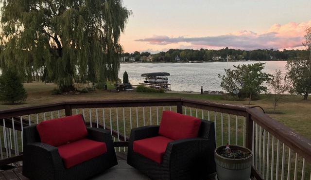Beautiful home with stunning lake views from every room.