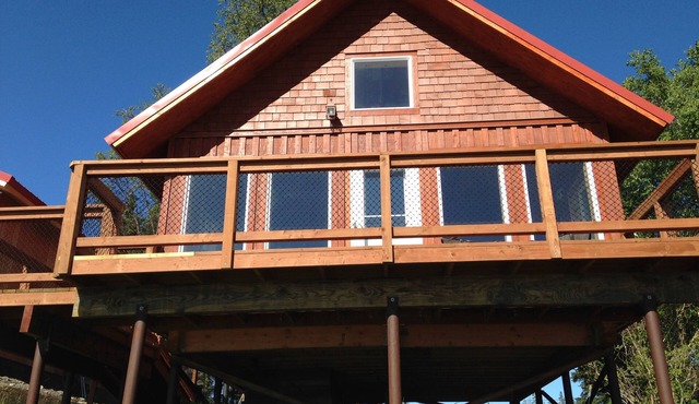 Beautiful Homer Beachside Cabins with room to park your boat