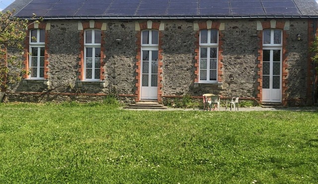 Beautiful house in an ancient school;