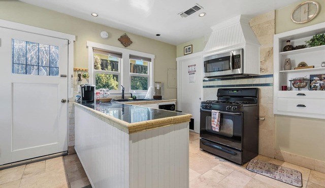 Beautiful house by the river and the villager