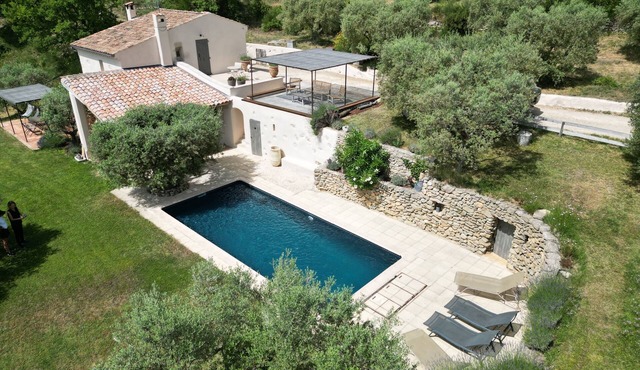 Beautiful house surrounded by nature with swimming pool