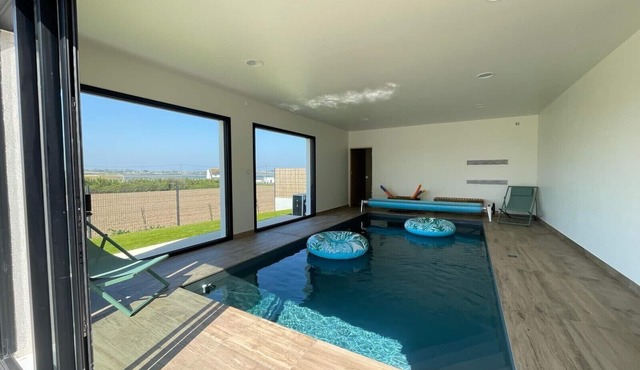 Beautiful house with a covered pool