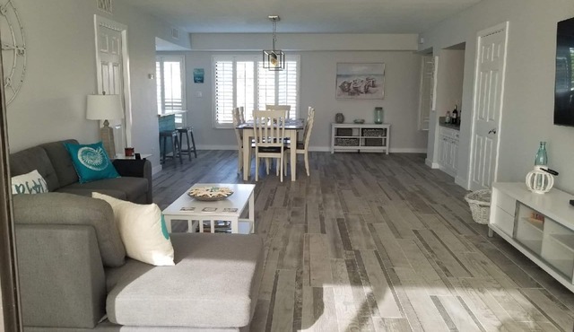 Beautiful island escape in beach community