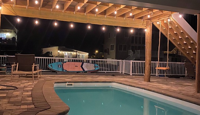 Beautiful lagoon front home! Heated inground pool. Only minutes to LBI beaches.