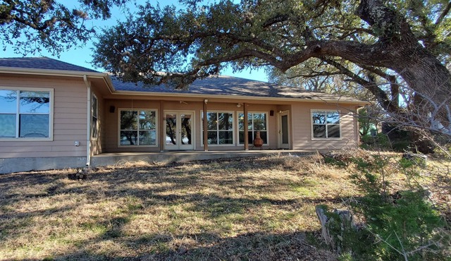 Beautiful lake house on Lake Buchanan waterfront.
