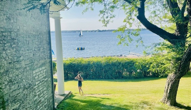 Beautiful Lakeside Stone Mansion w Massive Waterfront & all the toys and views