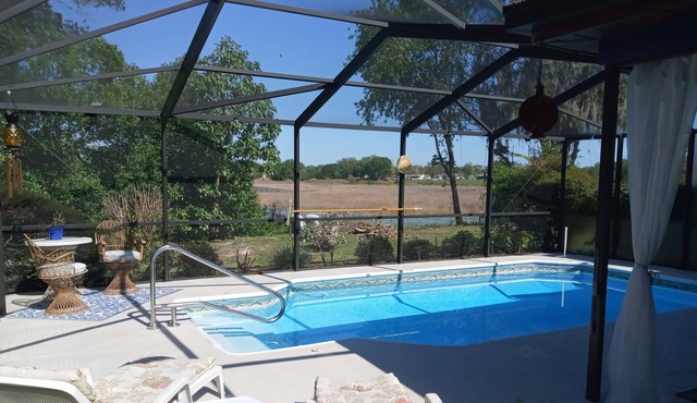 Beautiful Lakeside Home With Pool and Lanai!