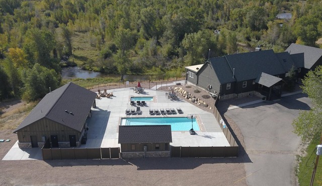 Beautiful Lodge and River Ranch Property for up to 120 people.