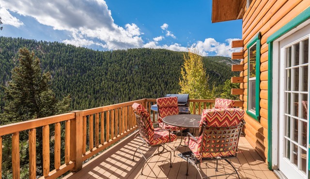 Beautiful Log Cabin Nestled in the Mountains, Hot Tub Under the Stars
