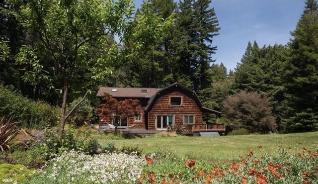 Beautiful Log Cabin on 5 Acres with Gardens, Hot Tub, & Sauna