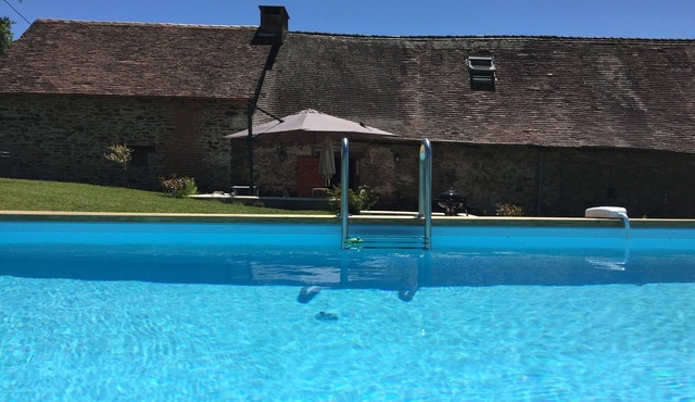 Beautiful luxury restored gîte with private solar heated pool.