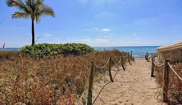 Beautiful Mediterranean Oceanfront Condo with Private Beach