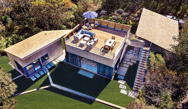 Beautiful, Modern Beach Home in Aquinnah With A Spectacular Roof Top Deck.