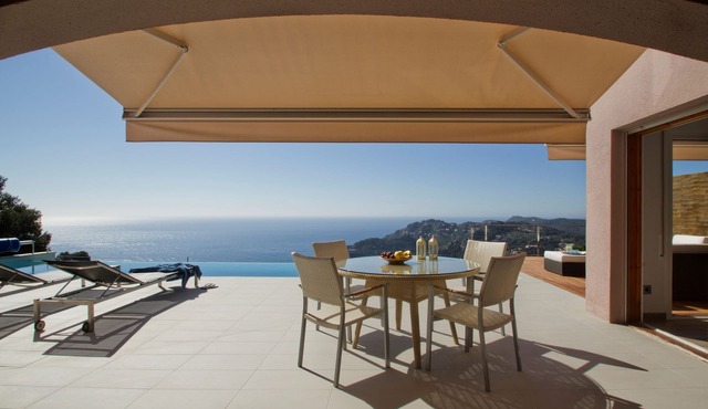 Beautiful Modern Hilltop Villa With Salt Water Infinity Pool And Stunning Views