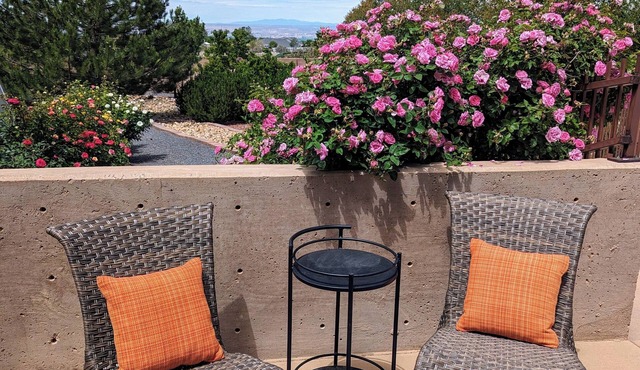 Beautiful mountain and city views from this private Casita