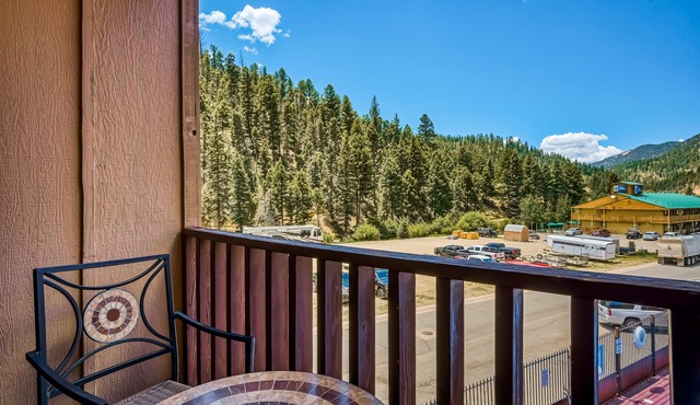 Beautiful mountain-view condo with pool, skiing & washer/dryer